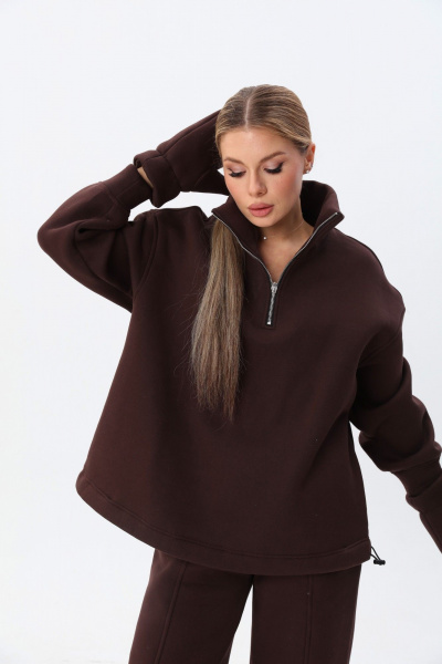 Джемпер ICY Street 25ICY120Ш-5 шоколад - фото 3