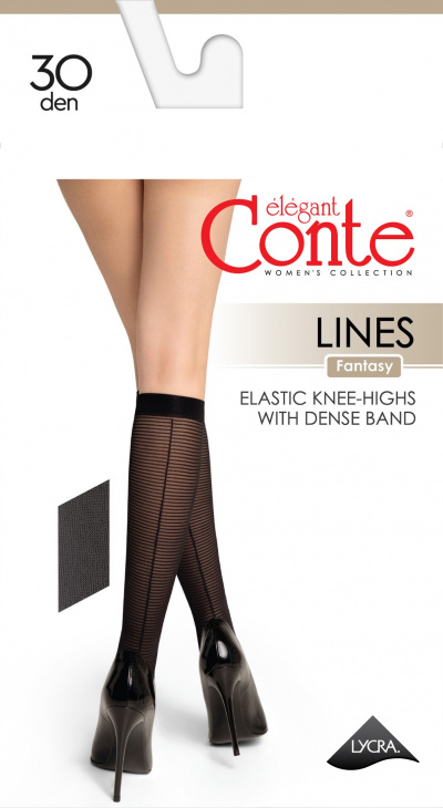 Носки CONTE LINES nero 24С-8СП - фото 1