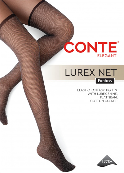 Колготки CONTE LUREX NET nero 24С-78СП - фото 3