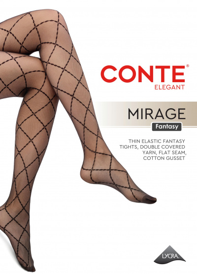 Колготки CONTE MIRAGE nero 24С-80СП - фото 1