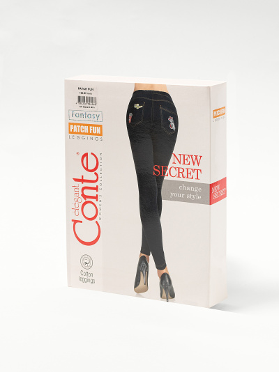 Леггинсы CONTE PATCH FUN nero 17С-389ТСП - фото 1