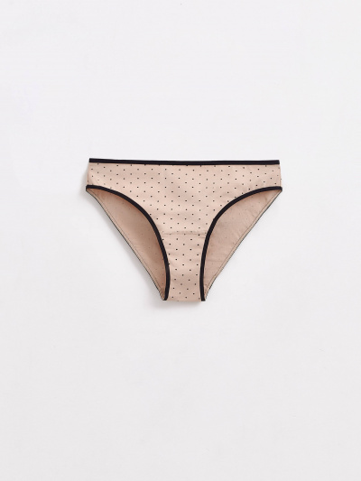 Трусы CONTE PRINT DOTS LB 2546 cappuccino-black 22С-2559ТСП - фото 6