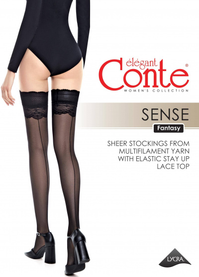 Колготки, чулки CONTE SENSE nero 16С-45СП - фото 2