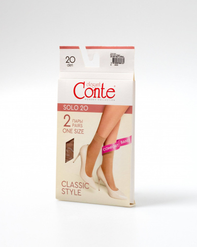 Носки CONTE SOLO 20 natural 20С-199СП - фото 1
