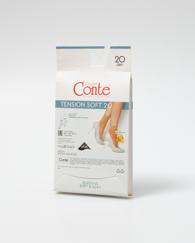 Носки CONTE TENSION SOFT 20 natural 14С-56СП - фото 7