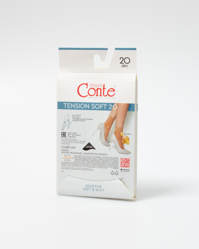 Носки CONTE TENSION SOFT 20 nero 14С-56СП - фото 6