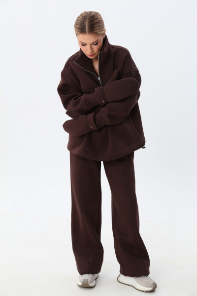 Брюки ICY Street 24ICY123Ш-2 шоколад - фото 2