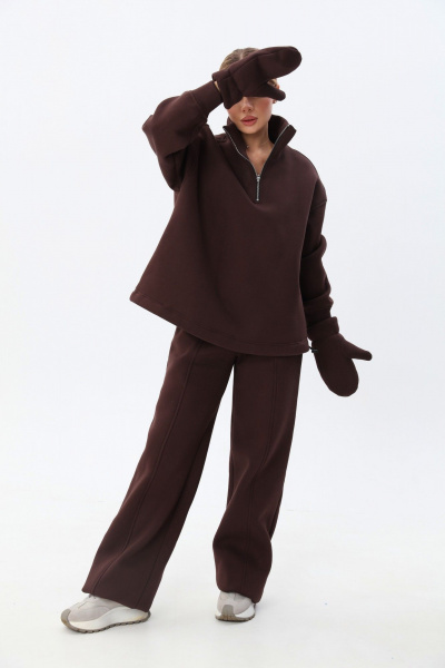 Брюки, джемпер ICY Street 25ICY103Ш-4 шоколад - фото 8