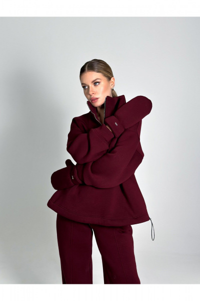 Брюки, джемпер ICY Street 25ICY103Б-4 бордовый - фото 3