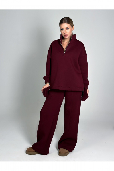 Брюки, джемпер ICY Street 25ICY103Б-4 бордовый - фото 1