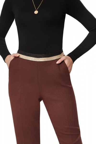 Брюки Полинушка 595/1 шоколад - фото 2