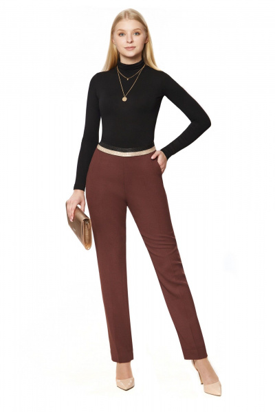 Брюки Полинушка 595/1 шоколад - фото 1