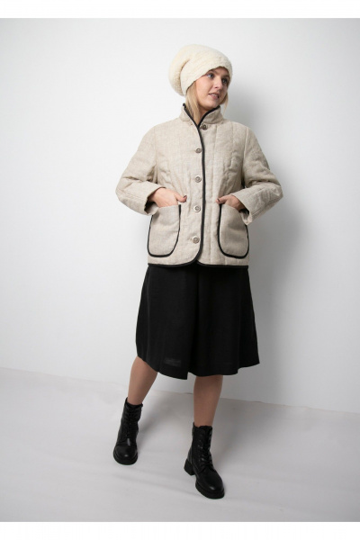 Шапка Полинушка 912Мб белый - фото 3