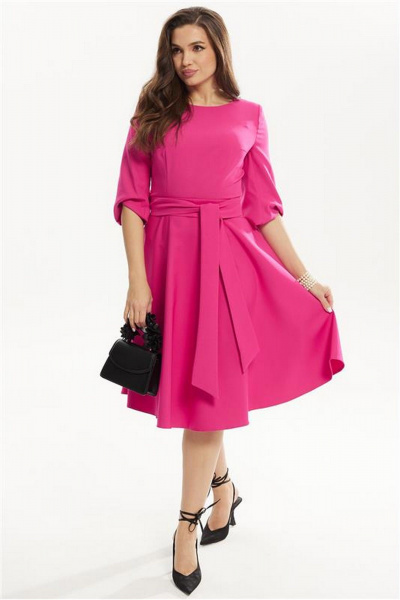 Платье Mislana 4103 фуксия - фото 1