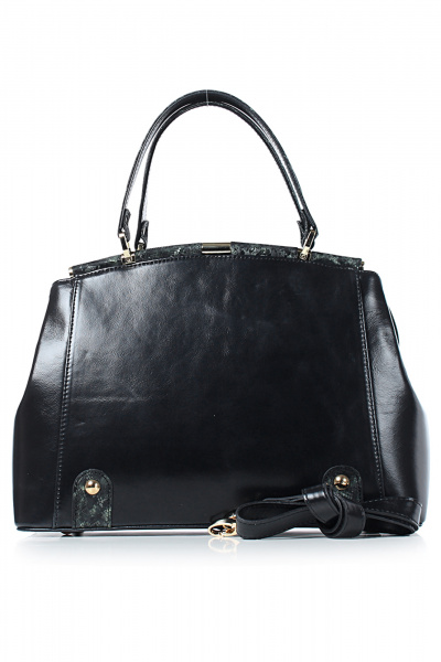 Сумка Galanteya 8015.25с2577к45 черный/зелен - фото 2