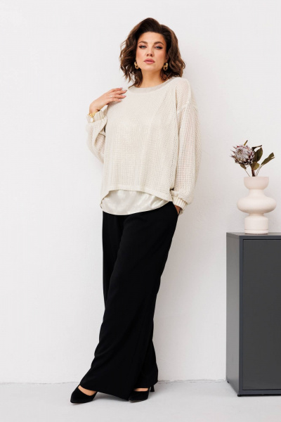 Брюки, джемпер, топ Romanovich Style 2-2734 золото - фото 6