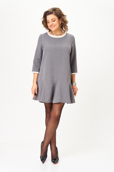 Платье Michel chic 2184 серый - фото 3