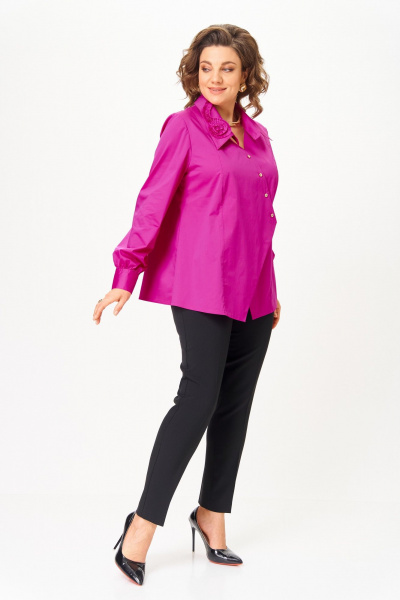 Блуза Michel chic 789 фуксия - фото 4