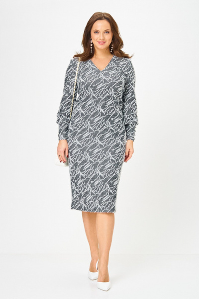 Платье Galean Style 952 графит_штрих - фото 13