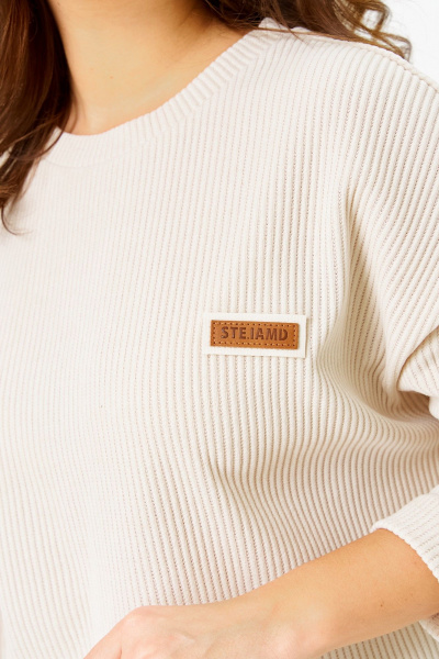 Свитшот, юбка Galean Style 990 молочный - фото 9