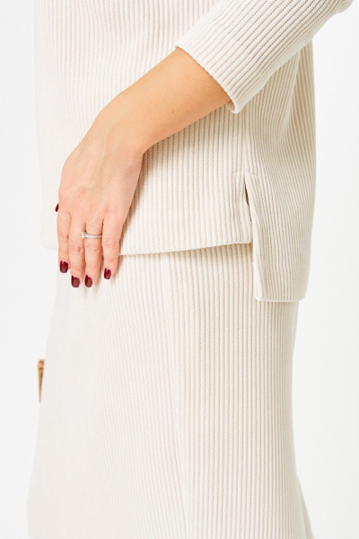 Свитшот, юбка Galean Style 990 молочный - фото 8