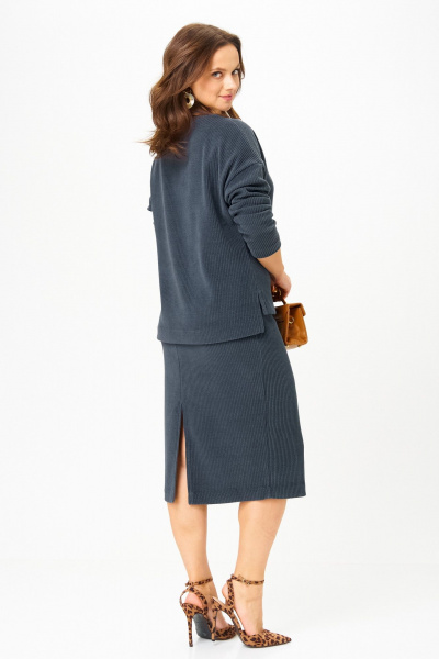 Свитшот, юбка Galean Style 990 темно-синий - фото 22