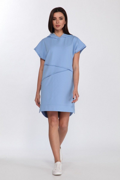 Платье Faufilure С1181 голубой - фото 2