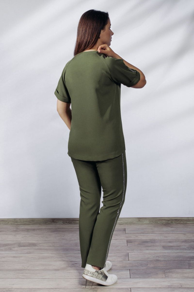 Блуза, брюки LUXTEX 1119 зеленый - фото 3