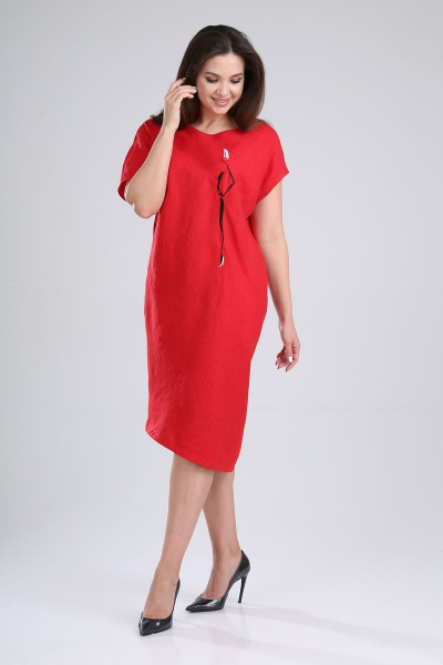 Платье MALI 421-048 красный - фото 4