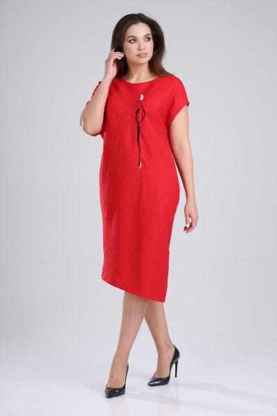 Платье MALI 421-048 красный - фото 2