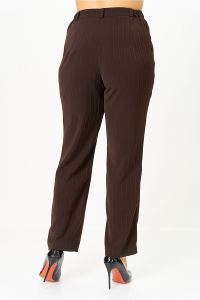 Брюки, жакет ANASTASIA MAK 1311 коричневый - фото 6