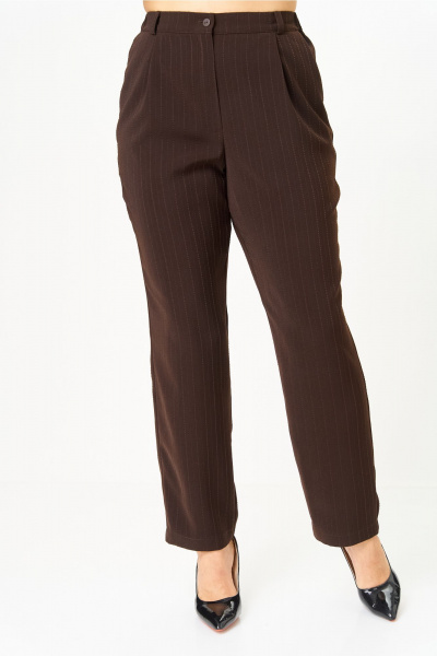 Брюки, жакет ANASTASIA MAK 1311 коричневый - фото 4