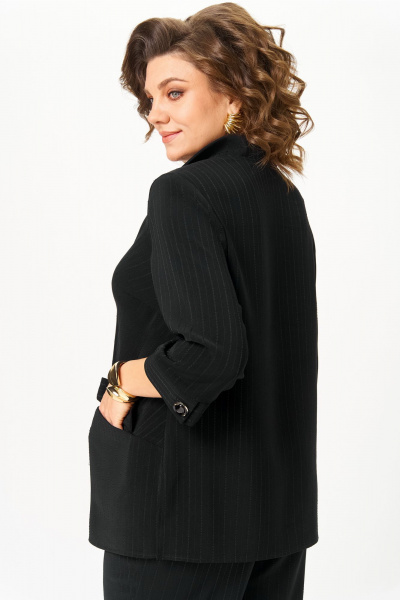 Брюки, жакет ANASTASIA MAK 1311 черный - фото 9