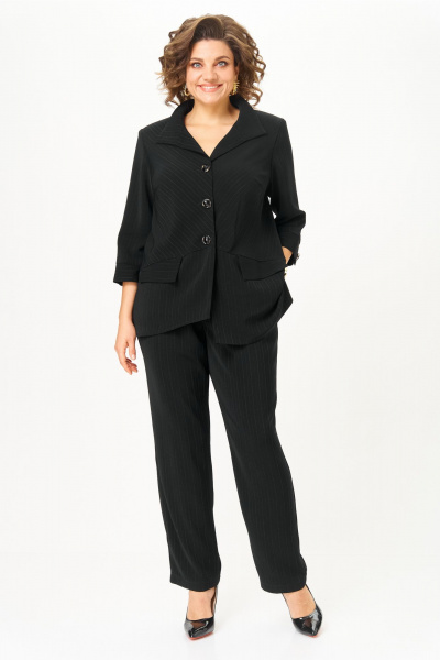 Брюки, жакет ANASTASIA MAK 1311 черный - фото 2