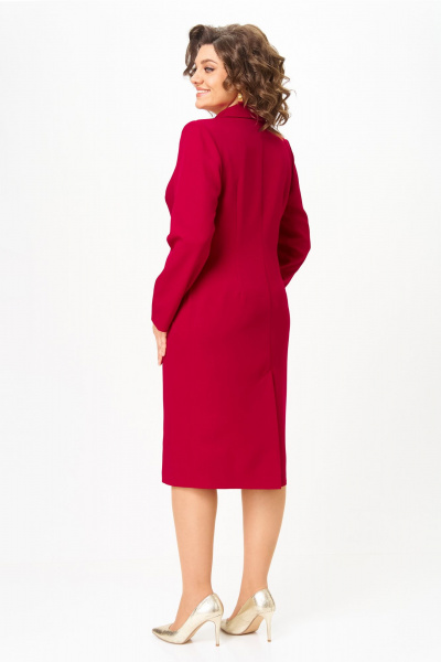 Платье Орхидея 1648 красный - фото 7