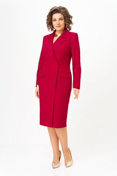 Платье Орхидея 1648 красный - фото 6