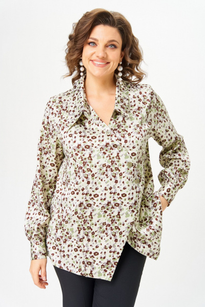 Блуза Michel chic 789 цветочный_принт - фото 5