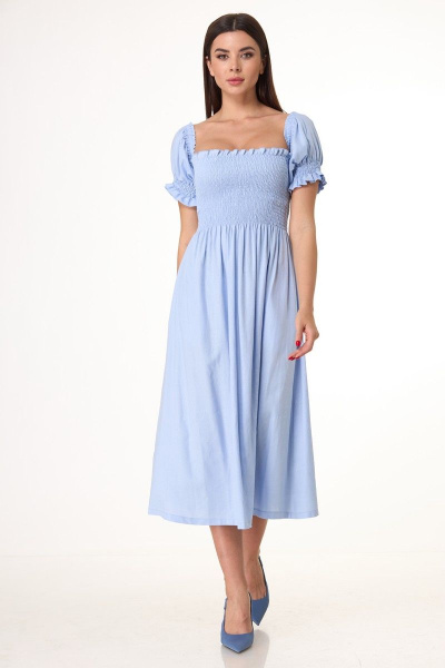 Платье Anelli 1032 голубой - фото 8