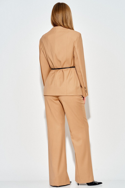 Брюки, жакет Laikony L-343 кэмел - фото 6