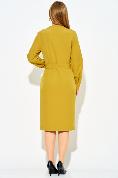 Платье Laikony L-543 лайм_бронз - фото 6