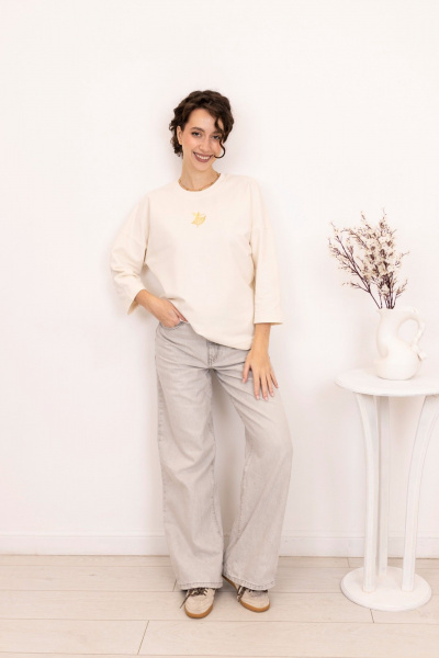 Джемпер Купалинка 693204.158-164 экрю - фото 1