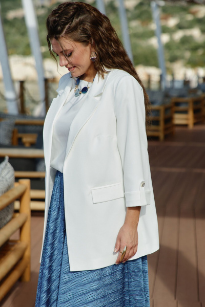 Жакет Vittoria Queen 27143ж молоко - фото 2