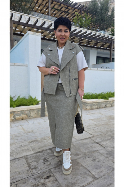 Жилет Vittoria Queen 27163ж  хаки - фото 8