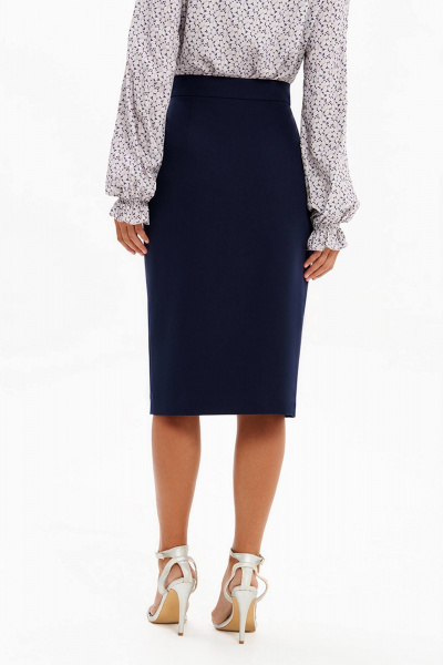 Юбка Nelva 4931 темно-синий - фото 4