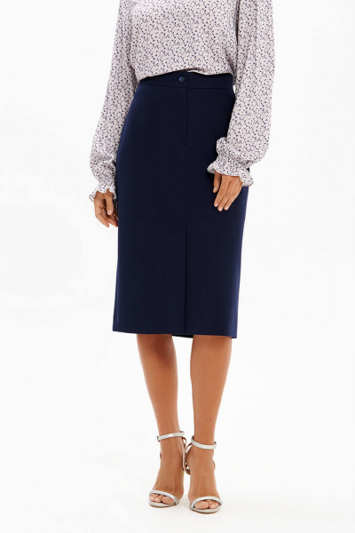 Юбка Nelva 4931 темно-синий - фото 1