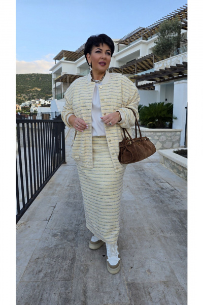 Юбка Vittoria Queen 27753ю желтый - фото 5