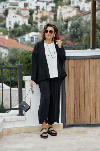 Блуза Vittoria Queen 28553бл молочный - фото 2