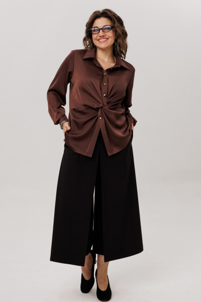 Блуза Anelli 1791 айс_брауни - фото 7