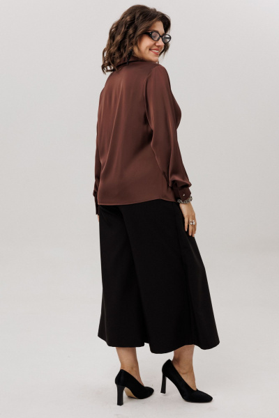 Блуза Anelli 1791 айс_брауни - фото 5