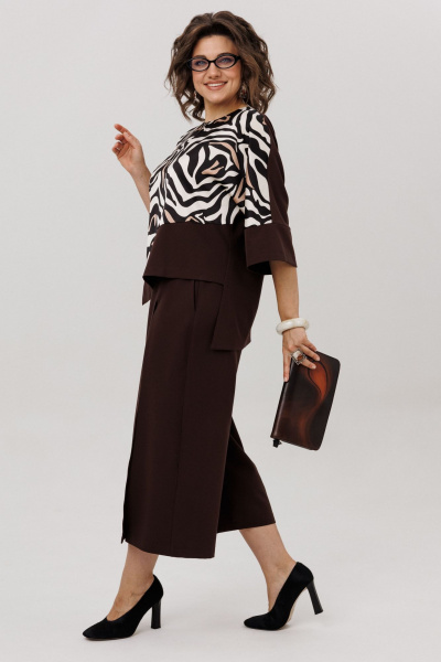 Блуза, кюлоты Anelli 1793.1 каменные_горы - фото 8